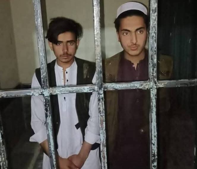 Peshawar: Two Young Men Arrested…